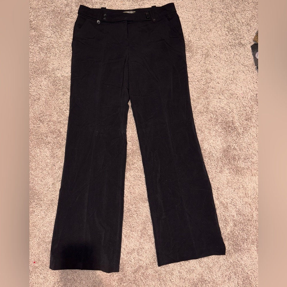 Vertigo Paris Classic Black Wide Leg Pants